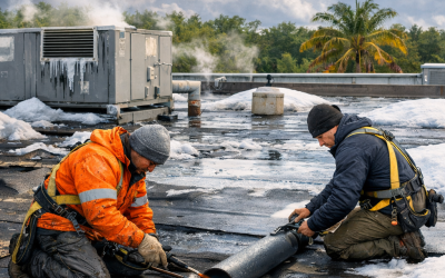 Commercial Roof Repair in Southwest Ranches After Harsh Winter Weather